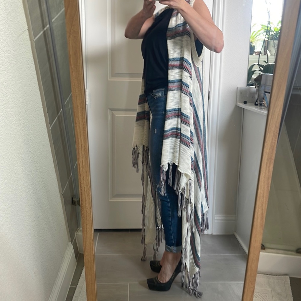 Long Duster with fringe